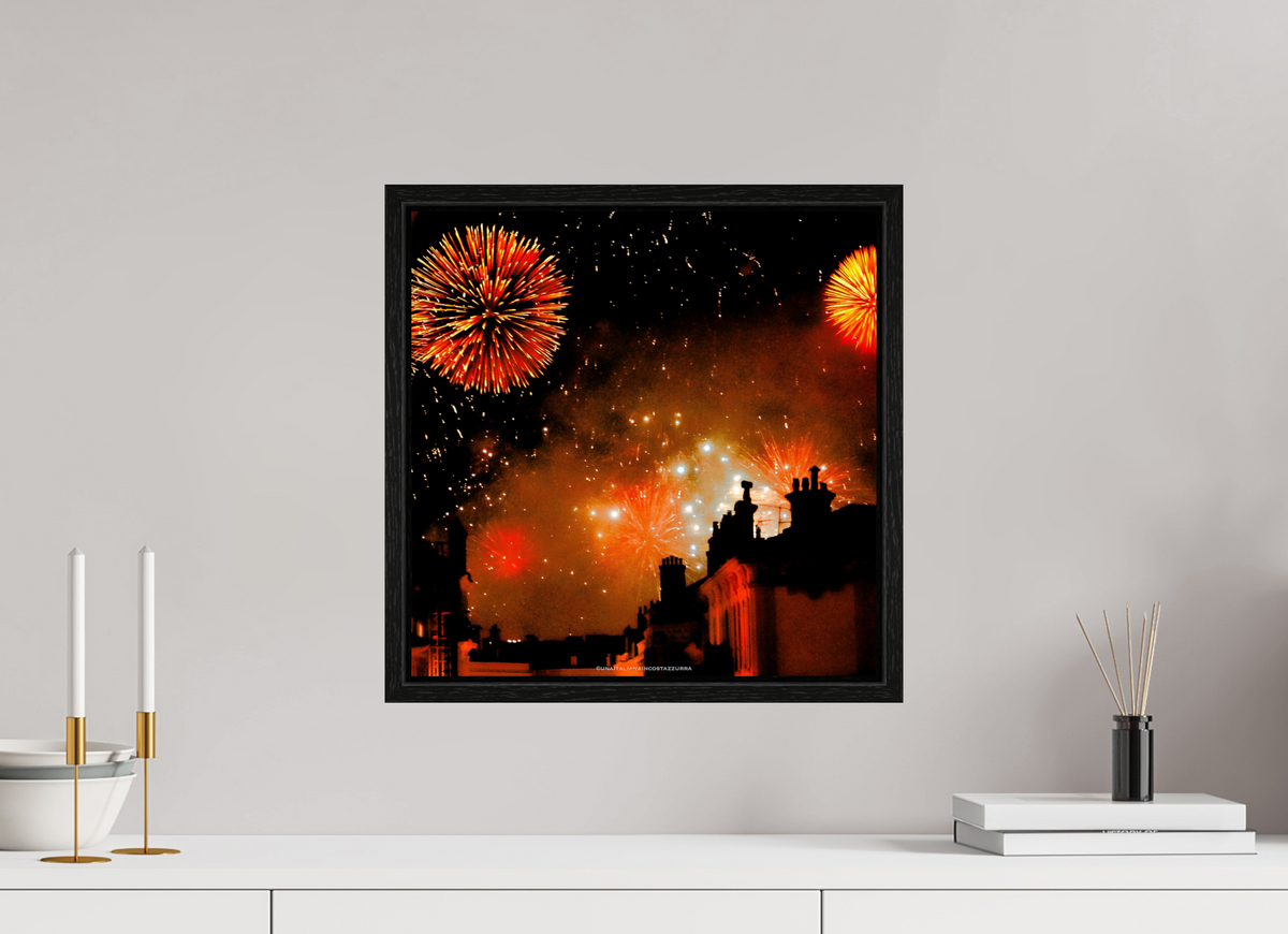 40 x 40 cm, Floater Frame Depuis Saint Jean - OP n.2