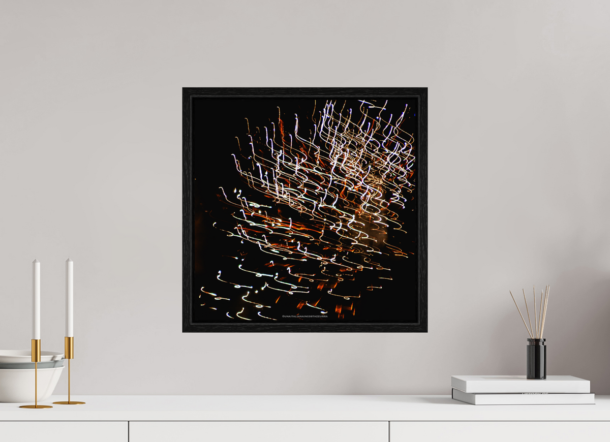 40 x 40 cm, Floater Frame MiniPollock