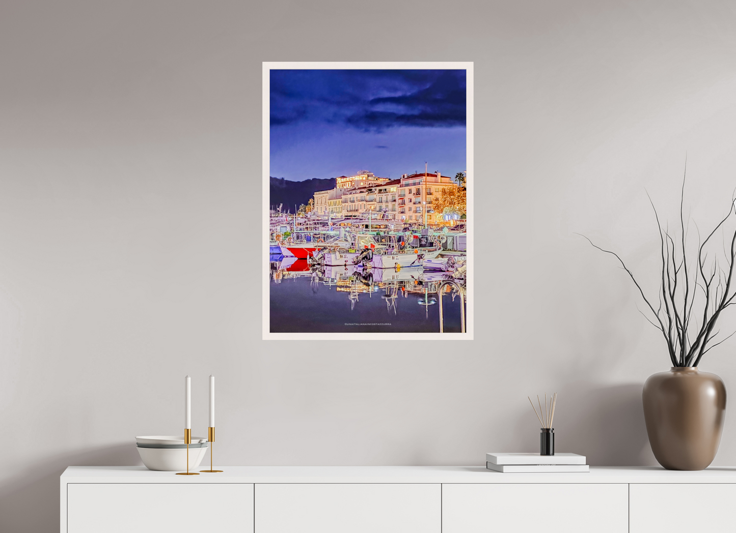 60 x 80 cm, Cadre galerie grand format Reflets