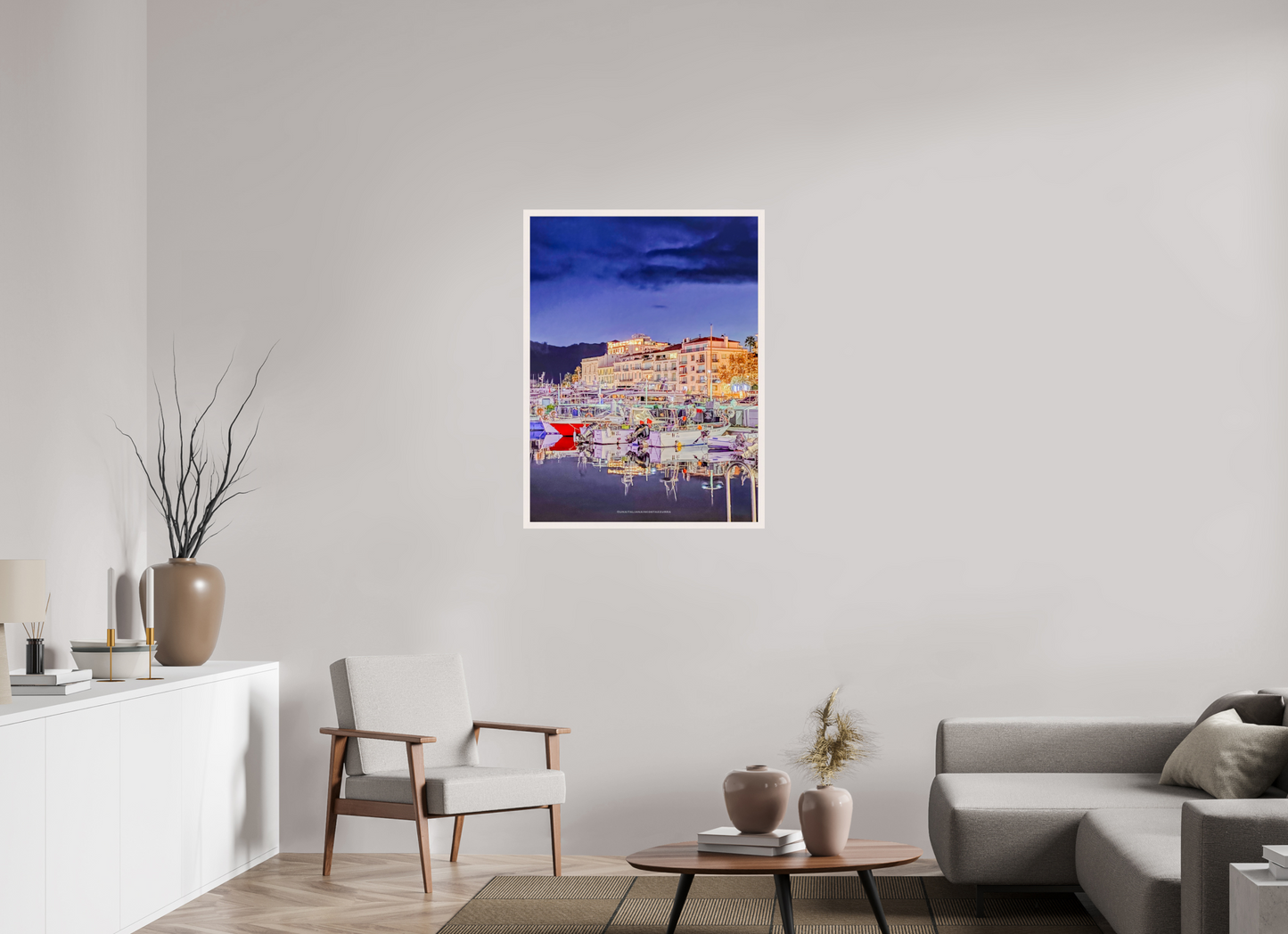 75 x 100 cm, Cadre galerie grand format Reflets