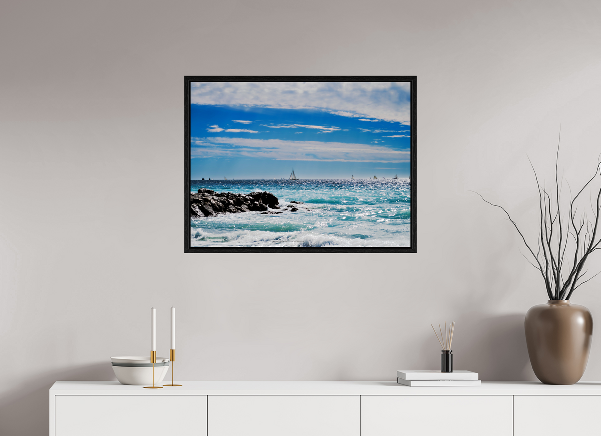 80 x 60 cm, Floater Frame Fugue