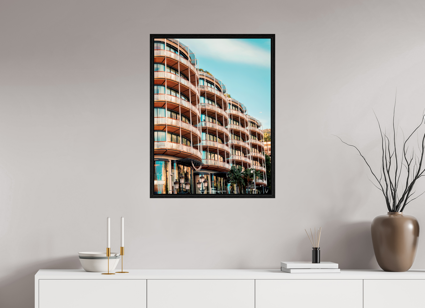 60 x 80 cm, Floater Frame "One" Montecarlo