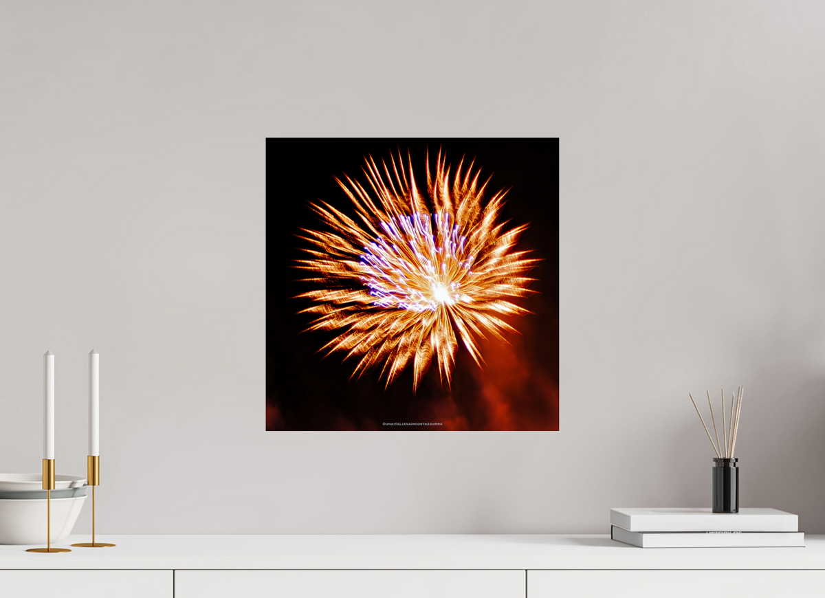 40 x 40 cm, Photo Print Under Acrylic Glass Lotus