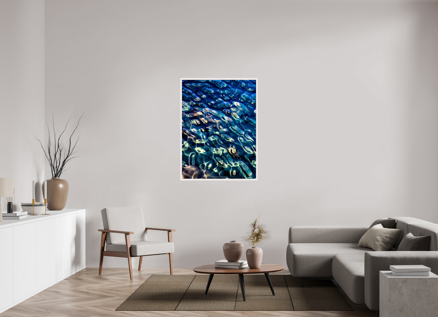 90 x 120 cm, Cadre galerie grand format Oursins