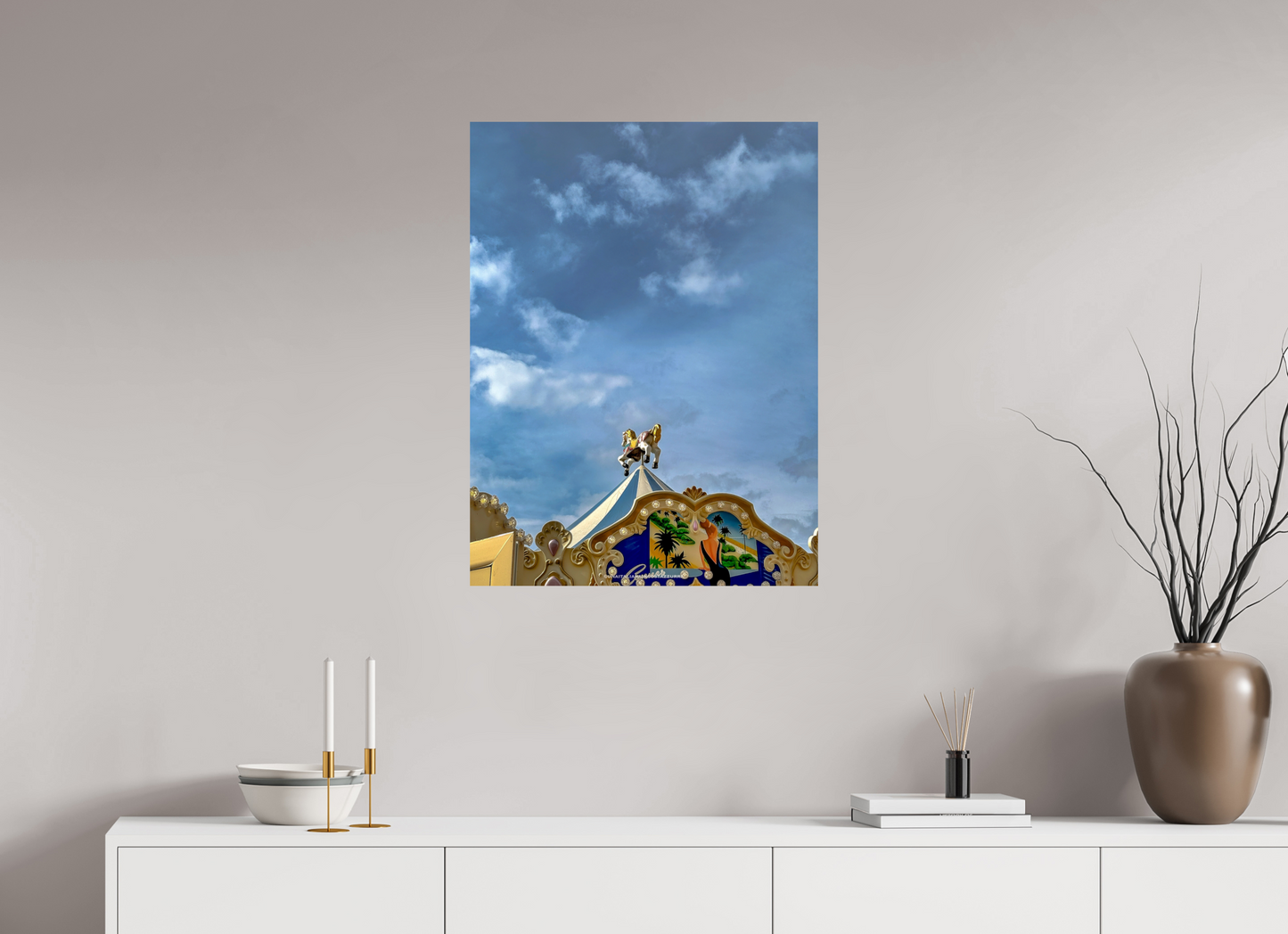 60 x 80 cm, Photo Print On Fuji Crystal DP II L’Enfance en hauteur