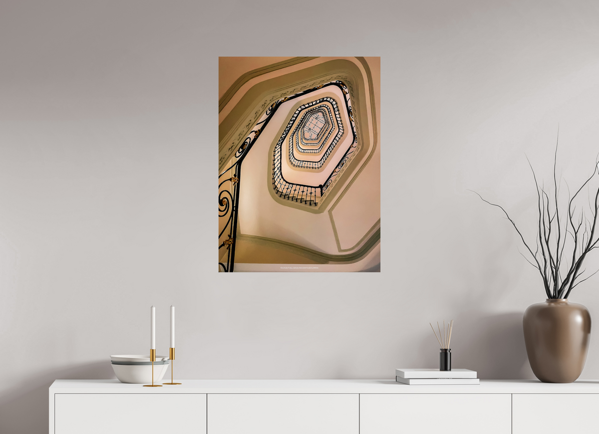 60 x 80 cm, Photo Print On Fuji Crystal DP II L'escalier du Carlton